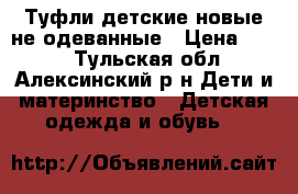 Туфли детские,новые,не одеванные › Цена ­ 500 - Тульская обл., Алексинский р-н Дети и материнство » Детская одежда и обувь   